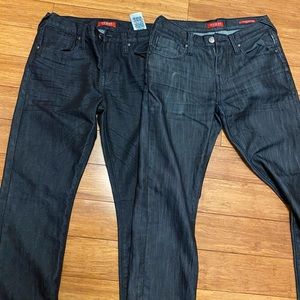 Guess men’s dark wash jeans